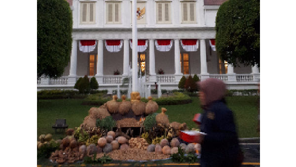 Foto: Suasana Jelang Upacara Bendera di Istana