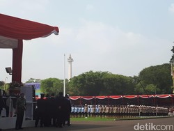 17 Dentuman Meriam Awali Peringatan Proklamasi di Istana Merdeka
