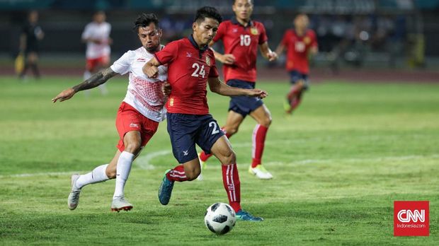 Timnas Indonesia U-23 menang 3-0 atas Laos di laga Grup A Asian Games 2018.