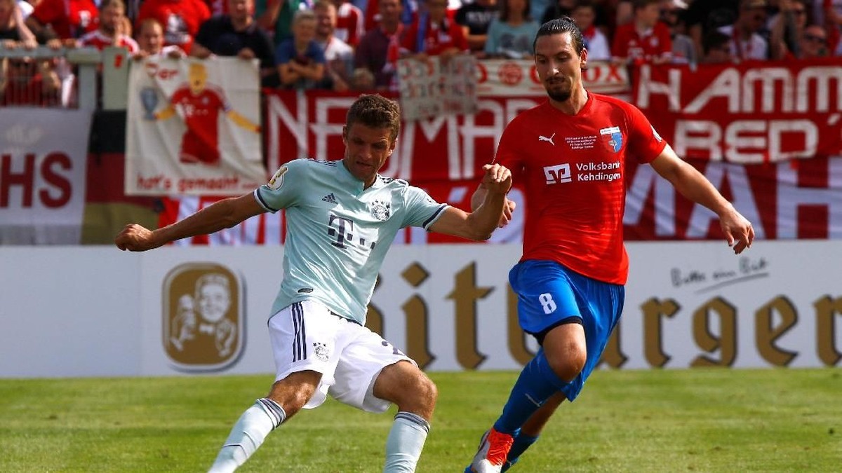 Bayern Munich menang tipis 1-0 atas tim divisi empat Liga Jerman. (Foto: Wolfgang Rattay/ REUTERS)