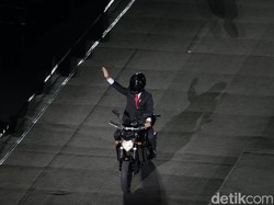 Aksi Jokowi Naik Moge di Asian Games, Kaesang: Saya Tadi Stuntman