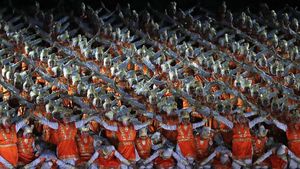 Honor Ramai Dibahas, Lihat Lagi Aksi Penari di Opening Asian Games