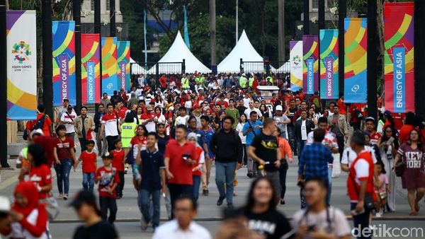Suasana Jelang Pembukaan Asian Games 2018