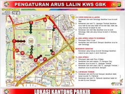 Penonton Asian Games Keluhkan Informasi Parkir Minim