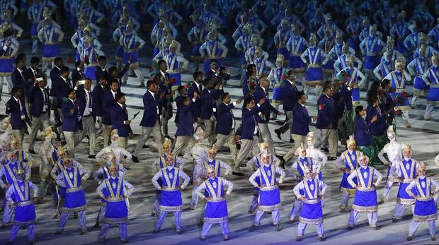 Asian Games 2018 resmi dibuka di Stadion Utama Gelora Bung Karno.