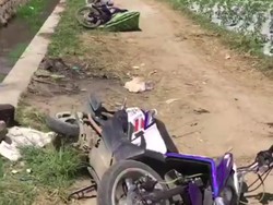 Diguncang Gempa, Warga Sembalun Lombok Lari Tinggalkan Motornya