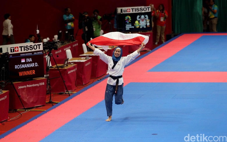 Bangga! Emas Perdana untuk Indonesia dari Taekwondo