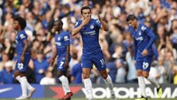 Chelsea dan Arsenal berhadapan di Stamford Bridge, Sabtu (18/8/2018) malam WIB di laga pekan kedua Premier League. Laga berjalan terbuka sejak awal dan Chelsea unggul cepat lewat Pedro Rodriguez di menit ke-9. (Foto: John Sibley/Action Images via Reuters)
