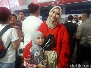 Zaskia Adya Mecca Puas Nonton Pembukaan Asian Games 2018