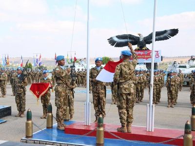 Pasukan Garuda UNIFIL Gelar Upacara HUT RI ke-73 di Lebanon Selatan