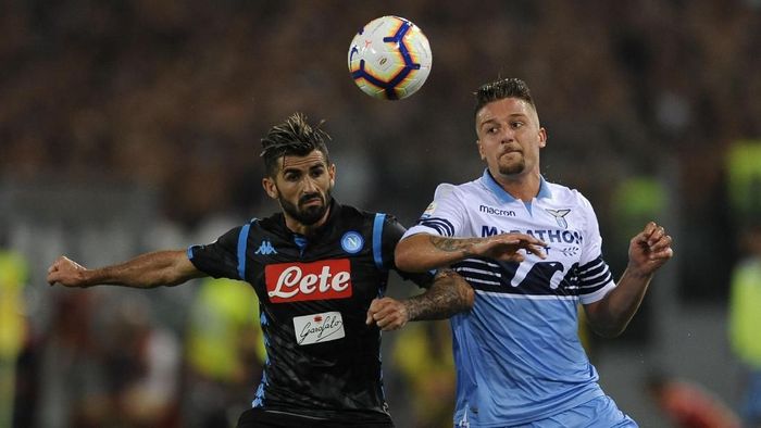 Napoli menang 2-1 atas Lazio. (Foto: Marco Rosi/Getty Images) Napoli menang 2-1 atas Lazio. (Foto: Marco Rosi/Getty Images)
