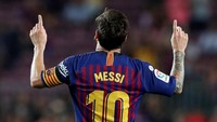 5. Lionel Messi (Barcelona & Argentina) – 55 poin. (Foto: Albert Gea/Reuters)