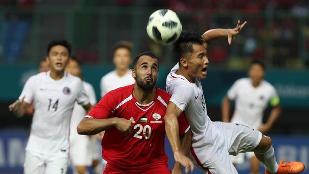 Hong Kong bermain imbang dengan Palestina pada laga ketiga di Grup A.