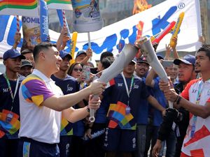 Jelang Puncak Torch Relay di Jakarta