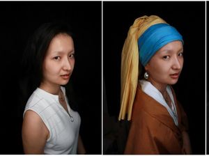 Makeup Artist China Sukses Menyulap Lukisan Mona Lisa