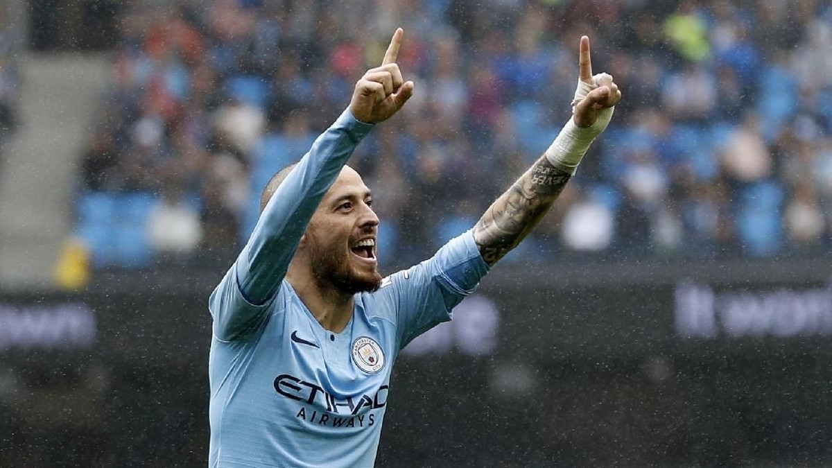 Pemain Manchester City David Silva terobsesi memenangi Liga Champions. (Foto: Darren Staples/Reuters)