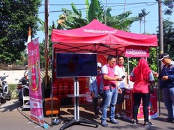 Si Pink Bright Gas Ikut Ramaikan Peringatan HUT RI ke-73