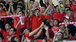 Ekspresi Kebahagiaan Suporter Indonesia