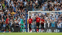 Saat bertanding melawan Brighton, Minggu (19/8/2018), MU menelan kekalahan 2-3. Semua gol ke gawang MU tercita di babak pertama. (Foto: David Klein/Reuters)
