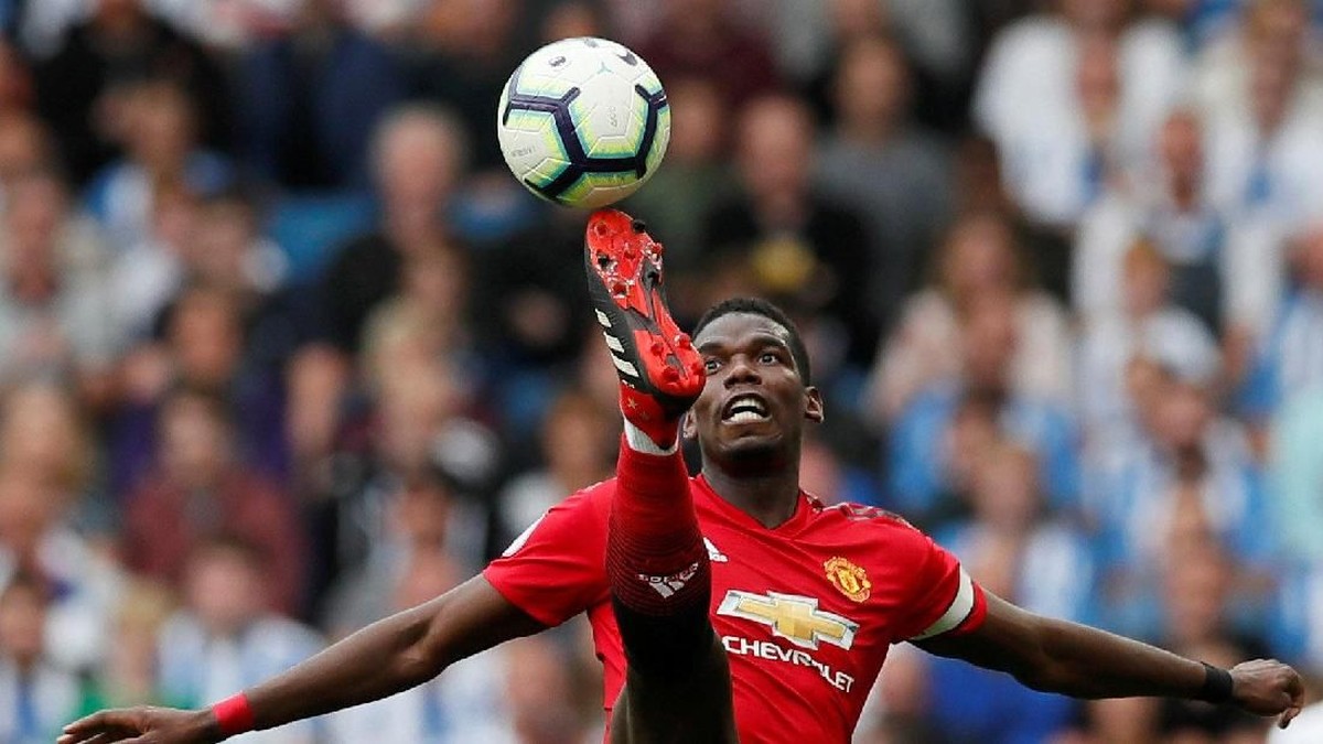 Kapten Manchester United, Paul Pogba. (Foto: David Klein/Reuters)