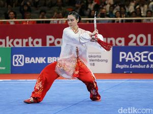 Video: Aksi Lindswell, Atlet Wushu Peraih Emas Kedua untuk RI Video: Aksi Lindswell, Atlet Wushu Peraih Emas Kedua untuk RI