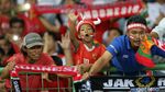 Ekspresi Kebahagiaan Suporter Indonesia