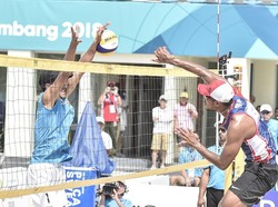 Voli Pantai Putra Indonesia Menang Mudah Atas Hong Kong