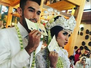 Just Married! Potret Bahagia Raya Kitty dan Abid