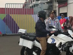 Sore-sore Anies Naik Moge Dishub Inspeksi Dukungan Asian Games