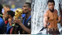 Paul Pogba yang diharapkan bisa membantu menaikkan performa MU, justru tak mampu melakukannya. Tidak seperti ketika membela Timnas Prancis. (Foto: Twitter @Footy_JokesOG)