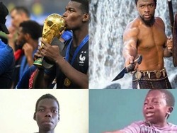 Paul Pogba yang diharapkan bisa membantu menaikkan performa MU, justru tak mampu melakukannya. Tidak seperti ketika membela Timnas Prancis. (Foto: Twitter @Footy_JokesOG)