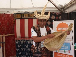 Tenun Ikat Sumba Timur Mejeng di Expo and Conference Asian Games 2018