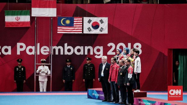 Emas pertama Indonesia pada Asian Games 2018 berasal dari cabang olahraga taekwondo.