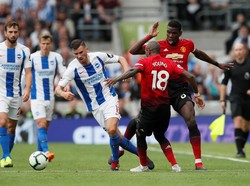 Hasil Liga Inggris: MU Dipermalukan Brighton 2-3