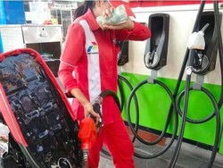 Tangki Motor Digambar Kartun Porno, Petugas SPBU Jadi Risih