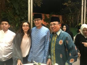 Sandiaga Hadiri Peringatan Hari Kelahiran Tien Soeharto