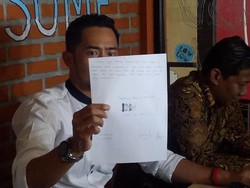 Yama Carlos Buat Surat Pernyataan Agar Istri Tak Ulangi Kesalahan Lagi