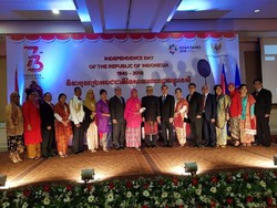 Doa dari Kamboja untuk Lombok Saat Resepsi Diplomatik HUT ke-73 RI