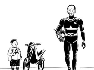 Meme Lucu Aksi Jokowi Naik Moge di Pembukaan Asian Games 2018 Meme Lucu Aksi Jokowi Naik Moge di Pembukaan Asian Games 2018