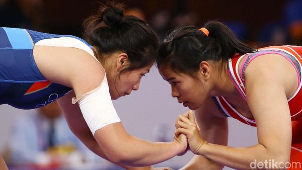 Pegulat Sinta Desi Kandas di Perempatfinal