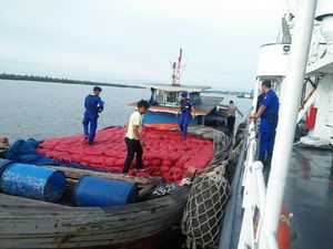 Kapal Penyelundup Bawang Ditangkap di Aceh, 2 ABK Kabur ke Hutan Kapal Penyelundup Bawang Ditangkap di Aceh, 2 ABK Kabur ke Hutan