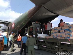 Lanud Abd Saleh Kembali Kirim Bantuan Korban Gempa Lombok