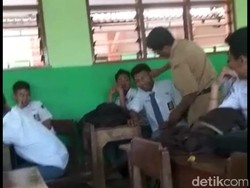 Viral Video Guru SMK di Purwokerto Tabok 4 Siswanya karena Tak Salat