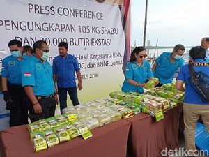 Barbuk Anggota DPRD NasDem: 105 Kg Sabu dan 30 Ribu Pil Ekstasi Barbuk Anggota DPRD NasDem: 105 Kg Sabu dan 30 Ribu Pil Ekstasi