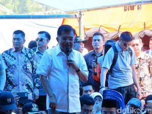 JK Minta Warga Lombok Bangun Rumah Tahan Gempa