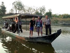 Berenang di Bengawan Solo, Seorang Pelajar SD Hilang Tenggelam