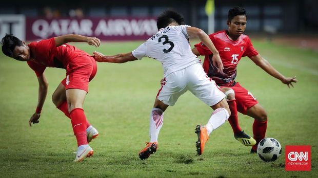 Timnas Indonesia U-23 sempat kesulitan menghadapi Hong Kong di babak pertama.