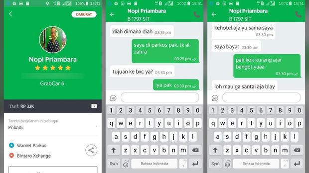 Sopir GrabCar Dilaporkan Lecehkan Penumpang