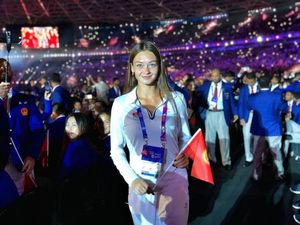 Liburannya Atlet Asian Games Cantik Kirgistan, Anuta Bulanova