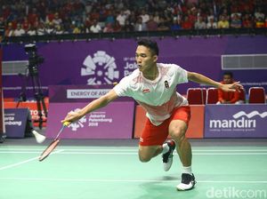 Jonatan Christie Kalah